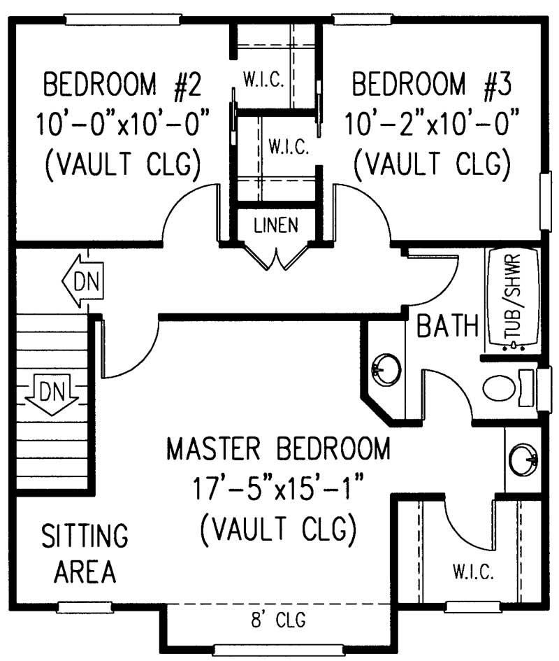 Second Level Floor Plan