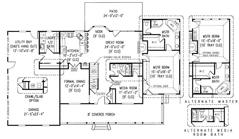 Main Level Floor Plan