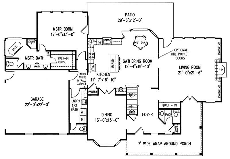 Main Level Floor Plan