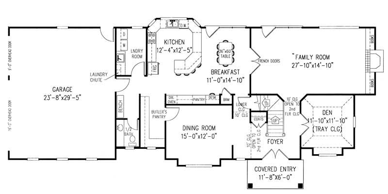 Main Level Floor Plan