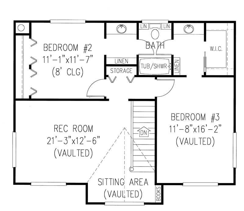 Second Level Floor Plan