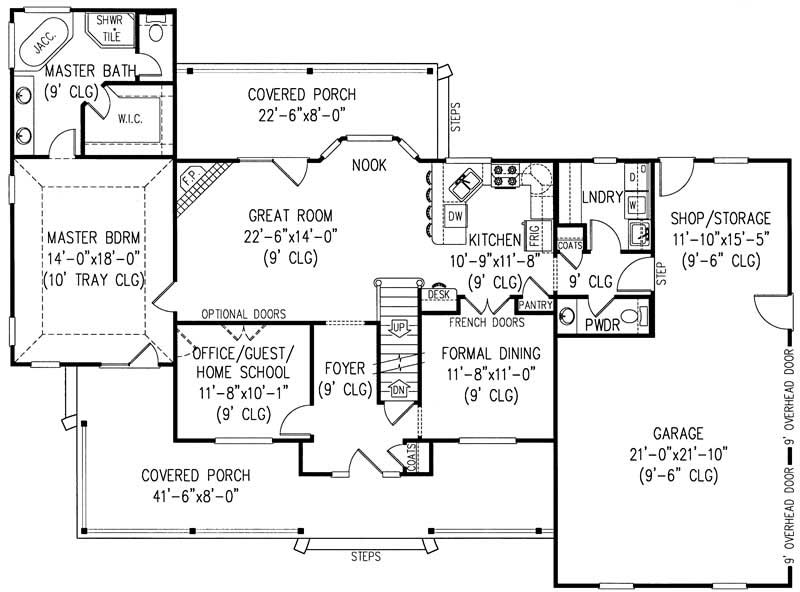 Main Level Floor Plan