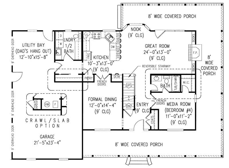 Main Level Floor Plan