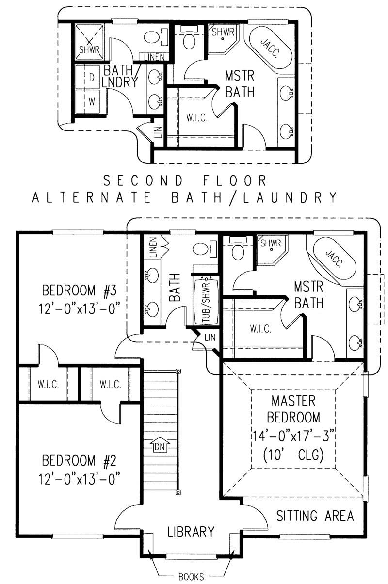 Second Level Floor Plan
