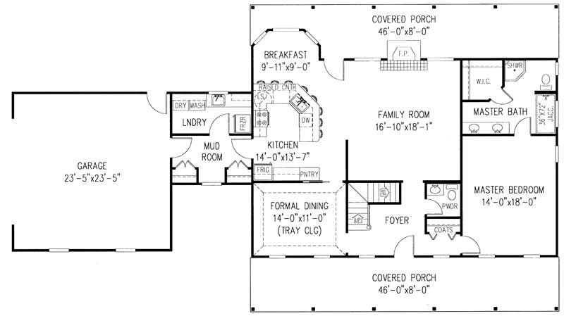 Main Level Floor Plan