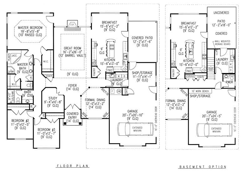 Main Level Floor Plan
