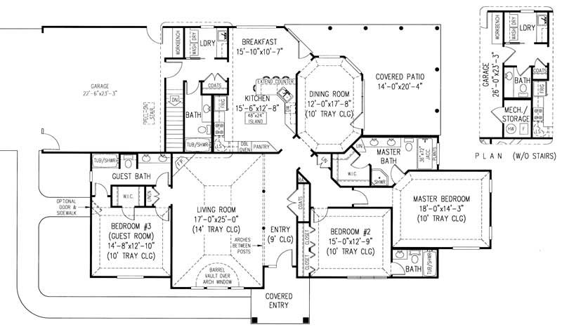 Main Level Floor Plan