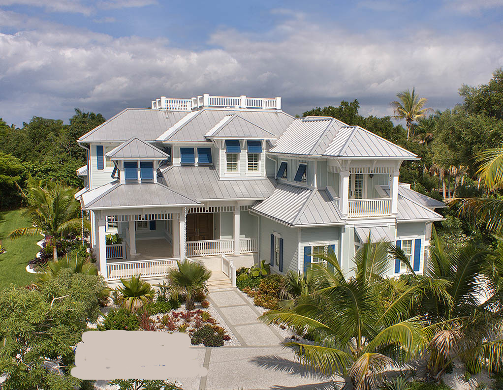 5-Bedroom, 5841 Sq Ft Florida Style House Plan - 175-1092 - Front Exterior