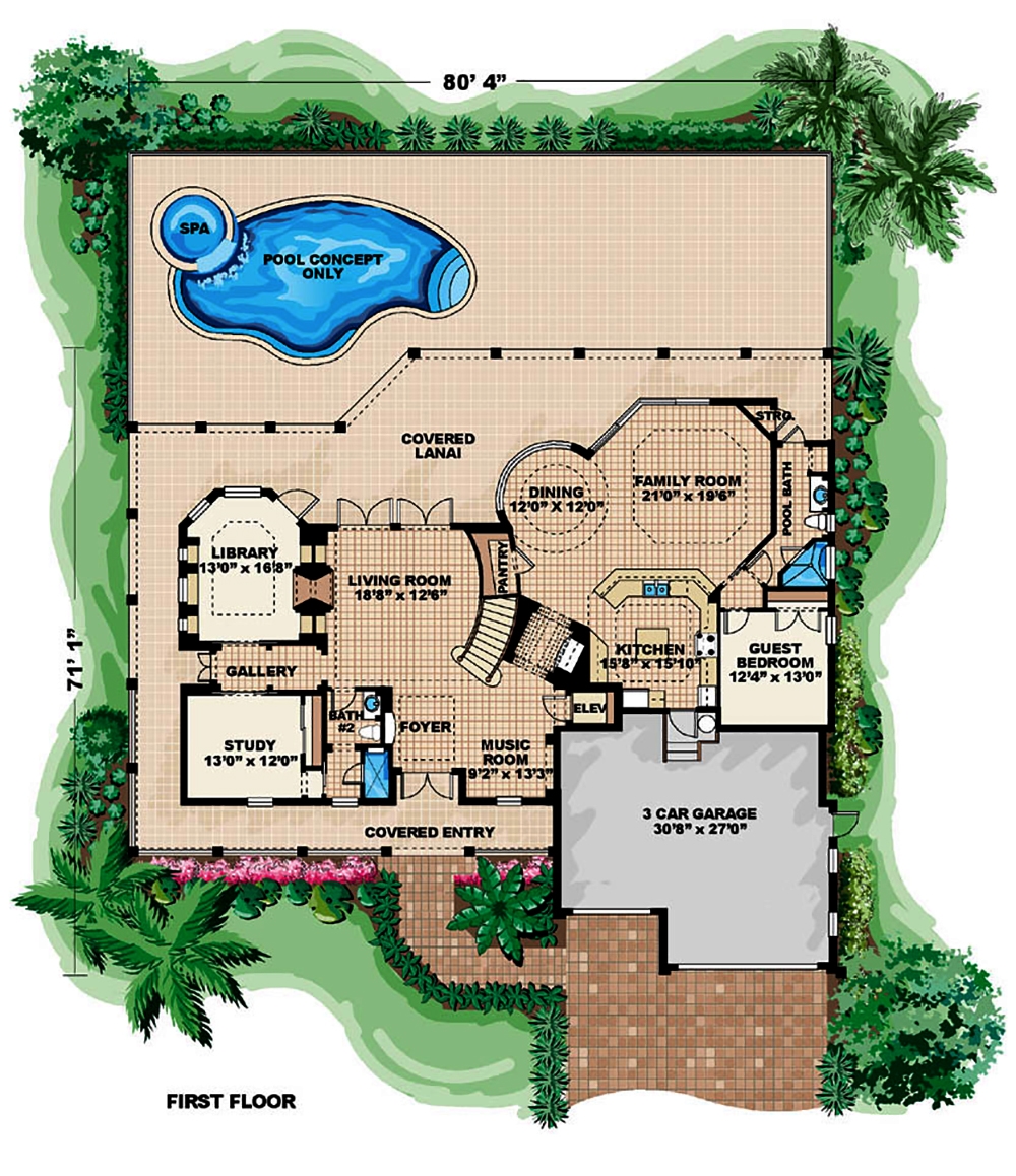Floor Plan Main Level