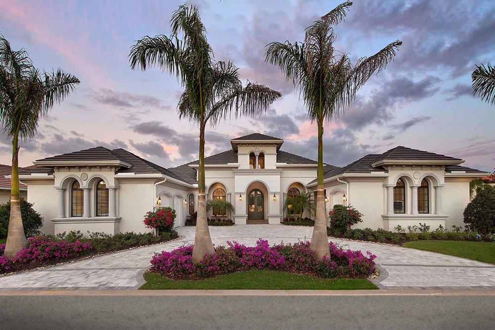 4-Bedroom, 4386 Sq Ft Mediterranean Home Plan - 175-1251 - Main Exterior