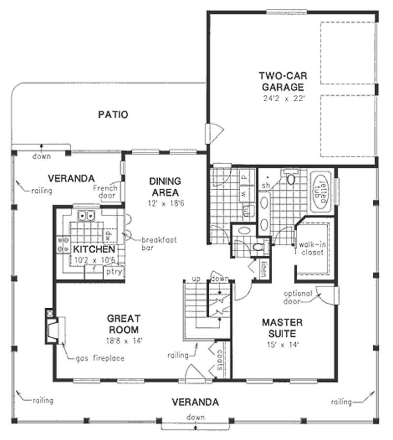 Main Elevation Floor Plan