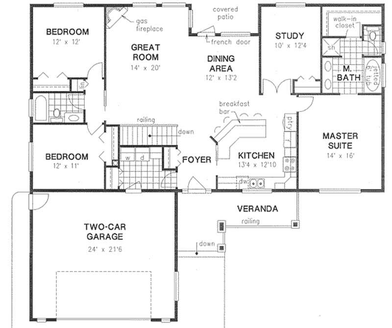 Main Elevation Floor Plan
