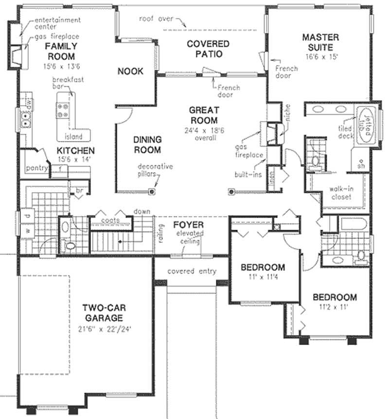 Main Elevation Floor Plan
