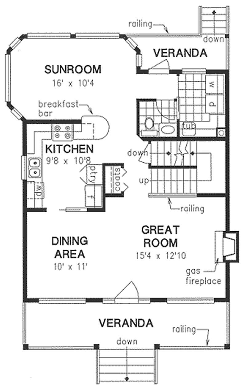 Main Elevation Floor Plan