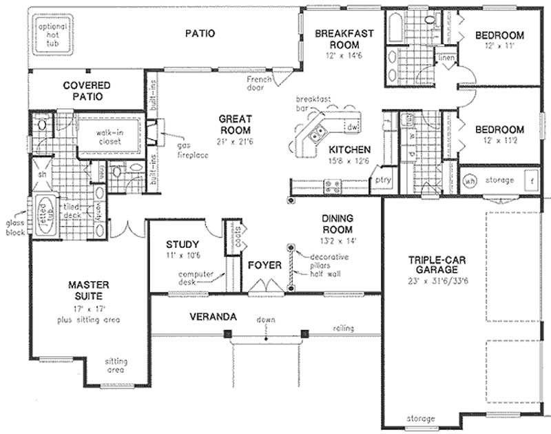 Main Elevation Floor Plan
