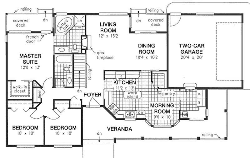Main Elevation Floor Plan