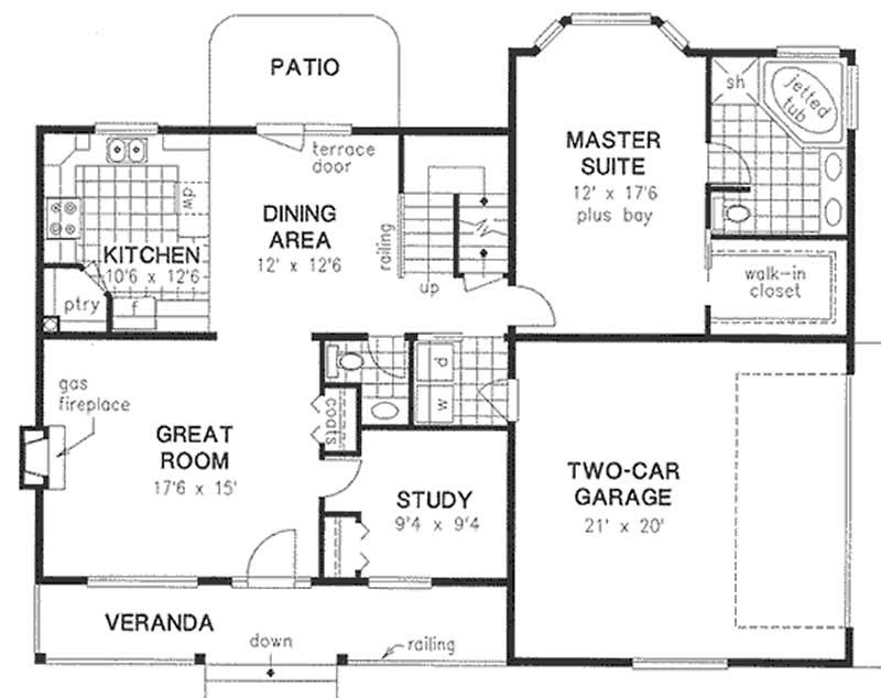 Main Elevation Floor Plan