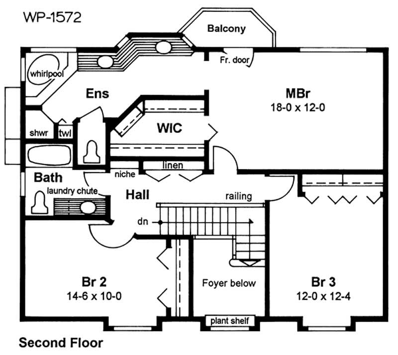 SECOND FLOOR PLAN