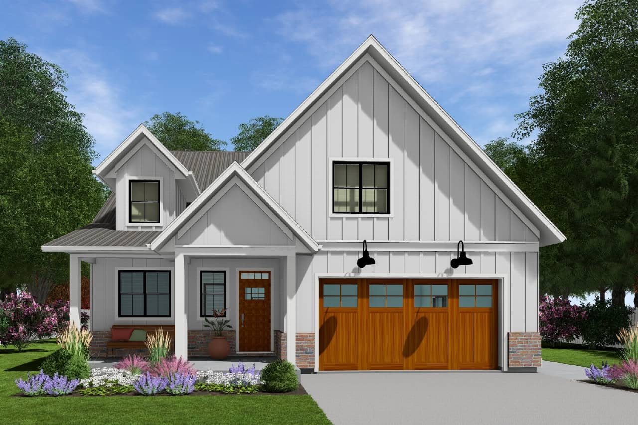 Modern Farmhouse House Plan - 3 Bedrms, 2 Baths - 1761 Sq Ft - #177-1079