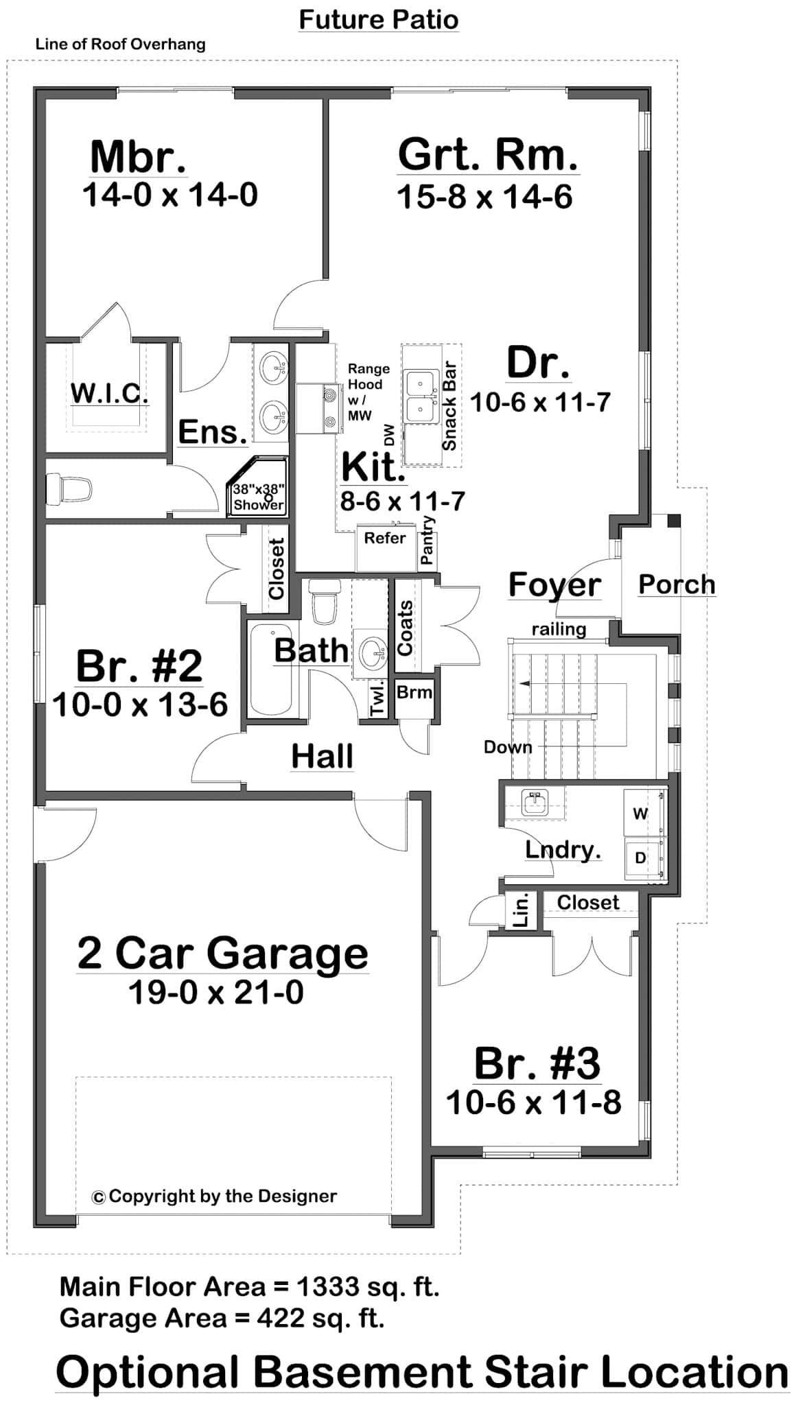 Basement Option Stair Location