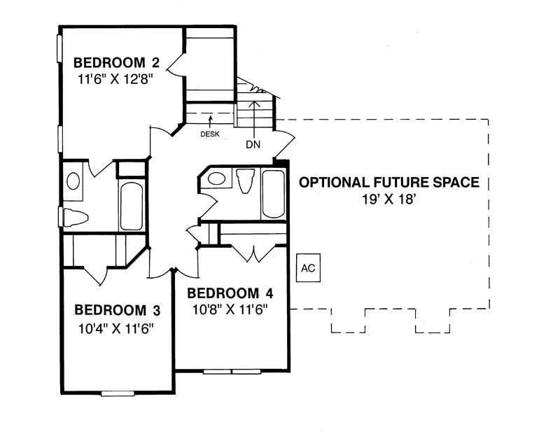 Upper Level Floor Plan