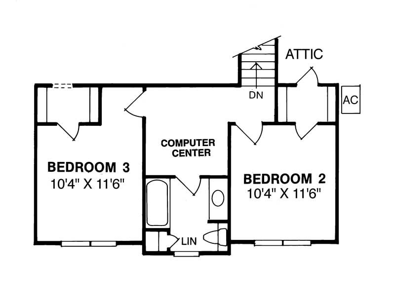 Upper Level Floor Plan