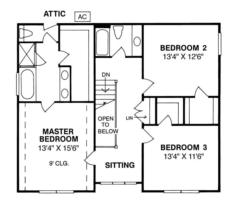 Upper Level Floor Plan