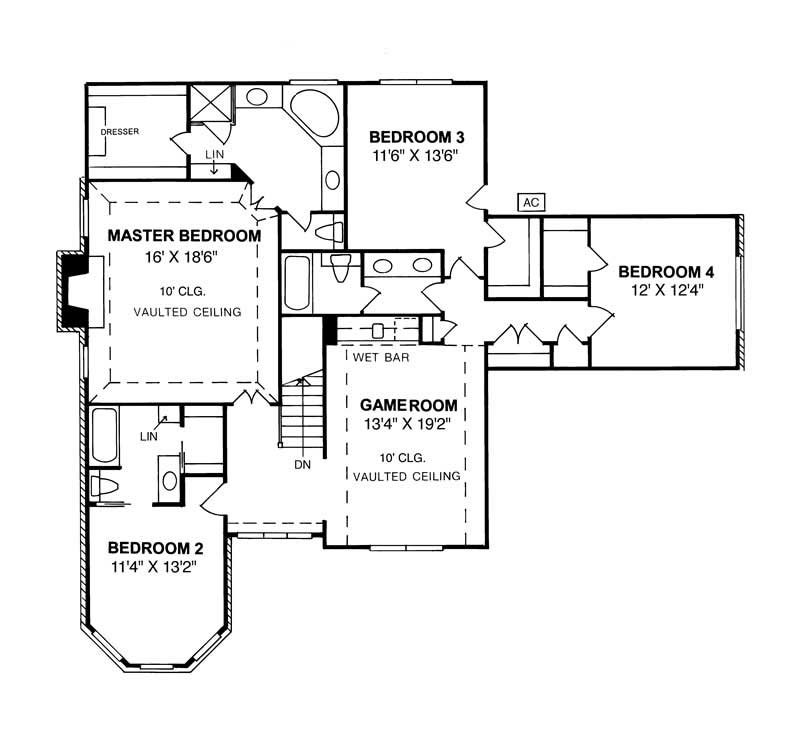 Upper Level Floor Plan
