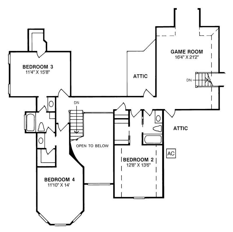 Upper Level Floor Plan
