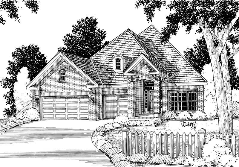 4-Bedroom, 2073 Sq Ft Ranch Home Plan - 178-1019 - Main Exterior