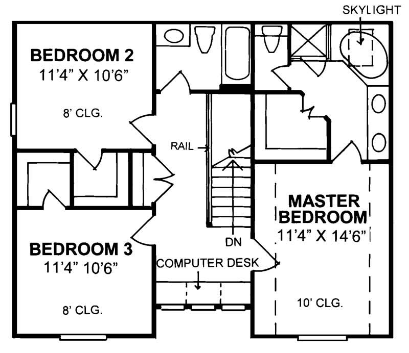 Upper Level Floor Plan