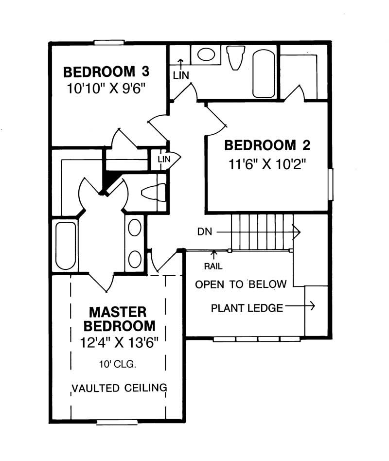 Upper Level Floor Plan
