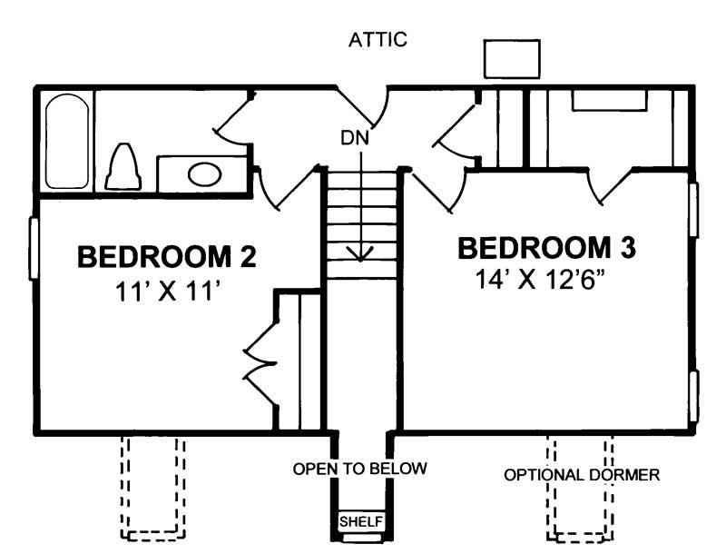 Upper Level Floor Plan