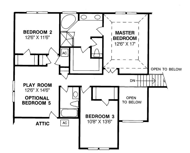 Upper Level Floor Plan