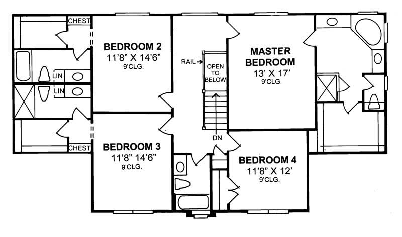 Upper Level Floor Plan