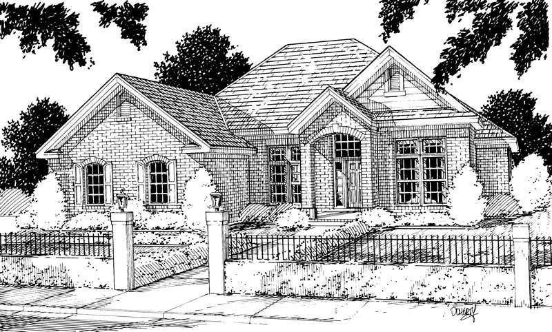 4-Bedroom, 2451 Sq Ft Ranch Home Plan - 178-1062 - Main Exterior