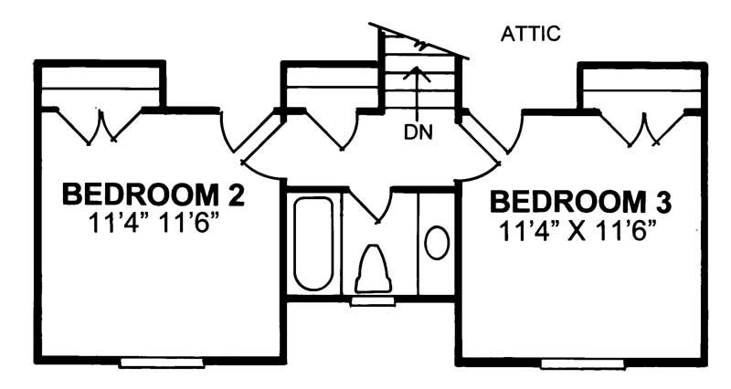 Upper Level Floor Plan