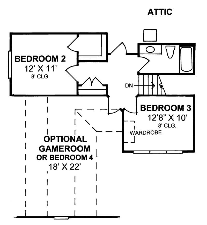 Upper Level Floor Plan