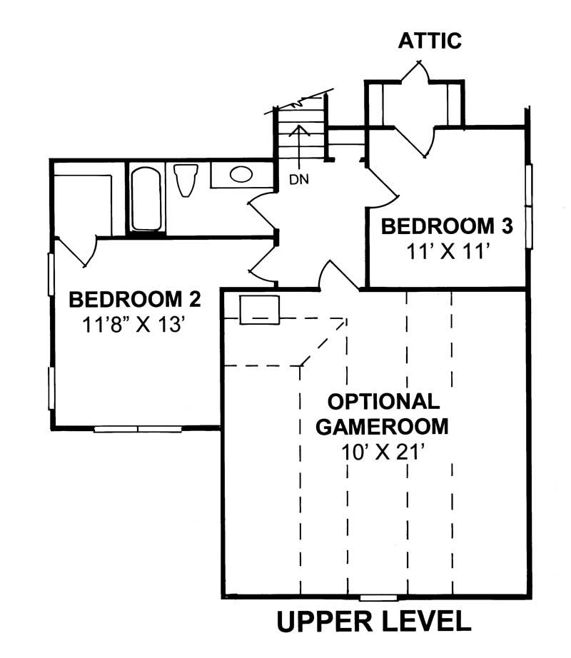 Upper Level Floor Plan