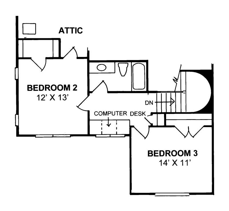 Upper Level Floor Plan
