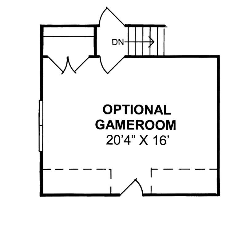 Floor Plan Bonus Room