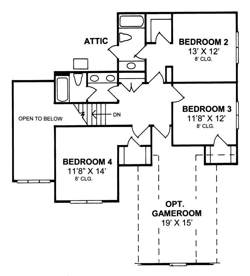 Upper Level Floor Plan