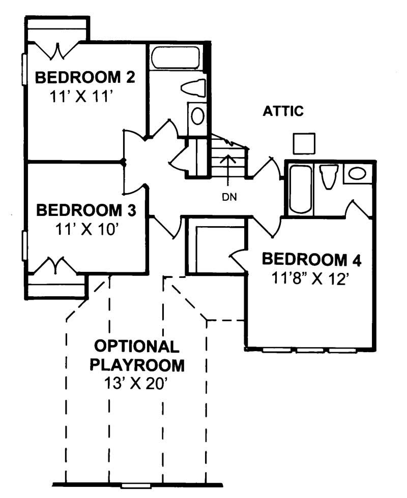 Upper Level Floor Plan