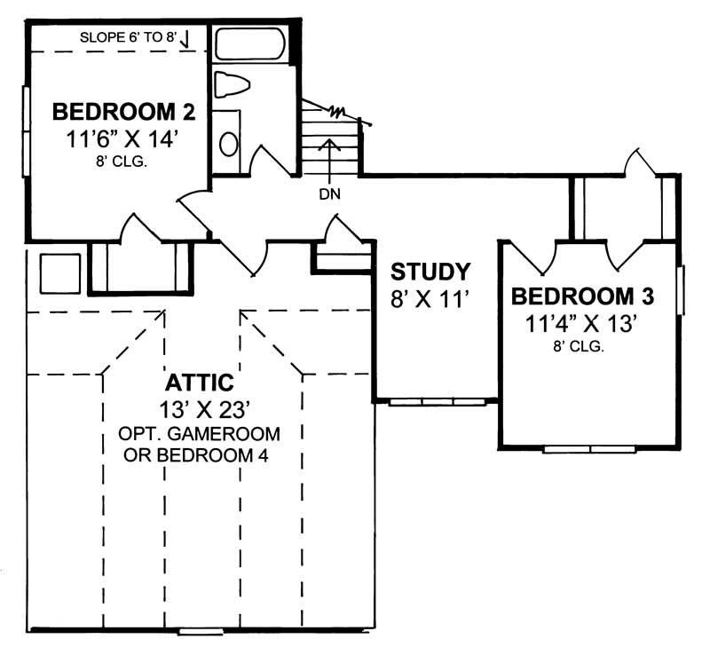Upper Level Floor Plan