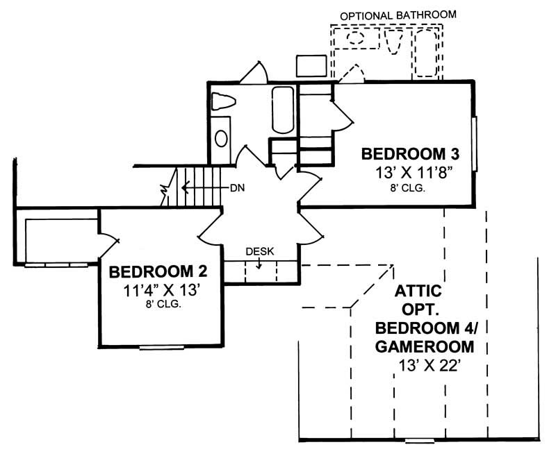 Upper Level Floor Plan