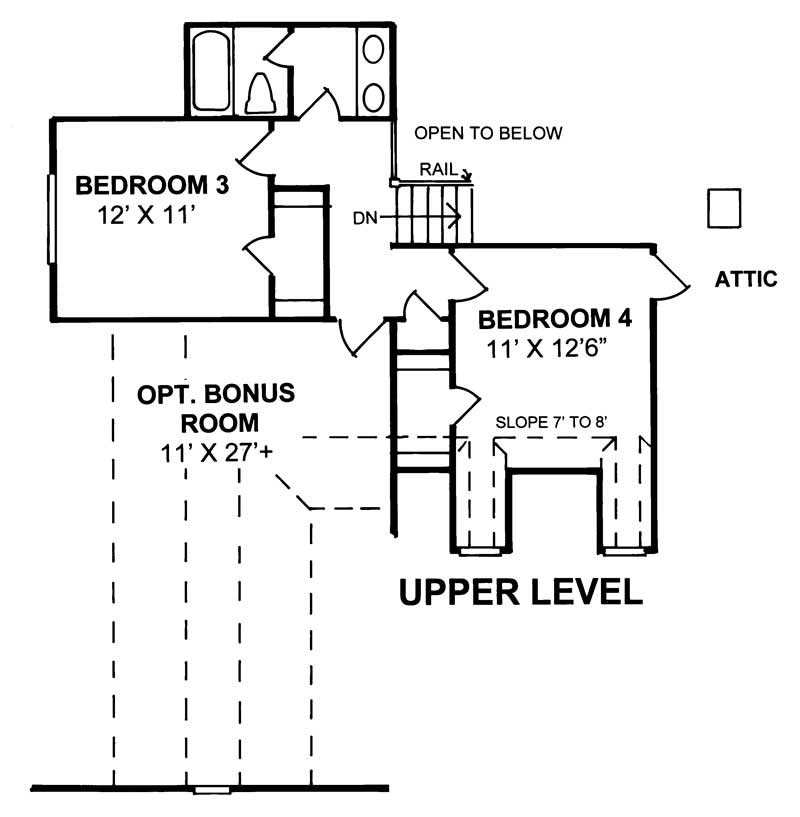 Upper Level Floor Plan
