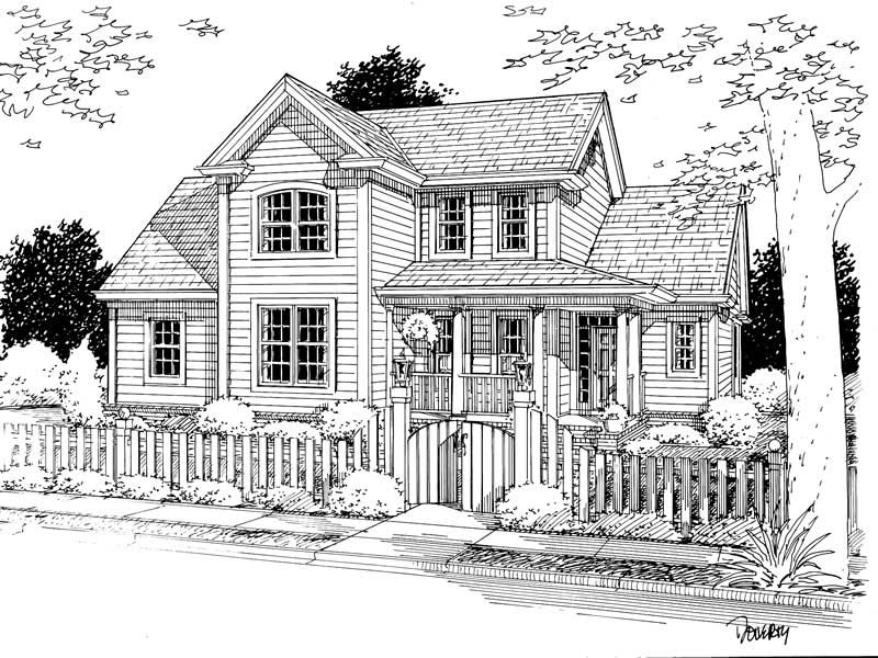 3-Bedroom, 1664 Sq Ft Country House Plan - 178-1094 - Front Exterior