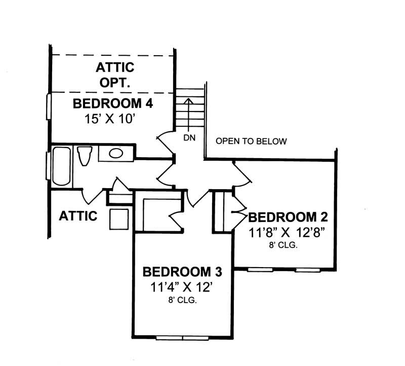 Upper Level Floor Plan
