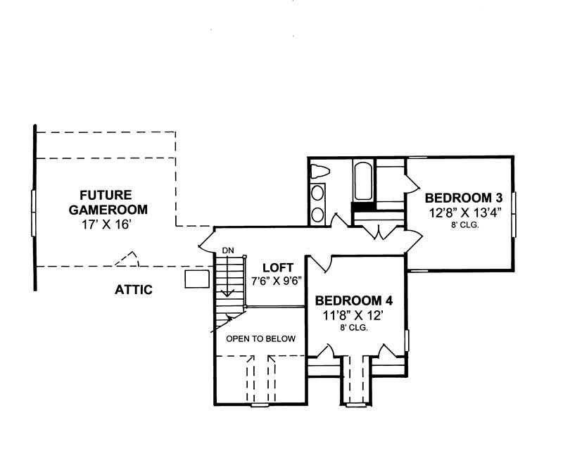 Upper Level Floor Plan