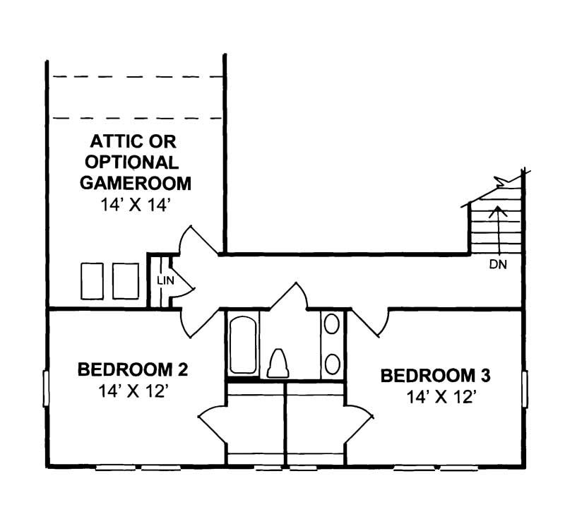 Upper Level Floor Plan